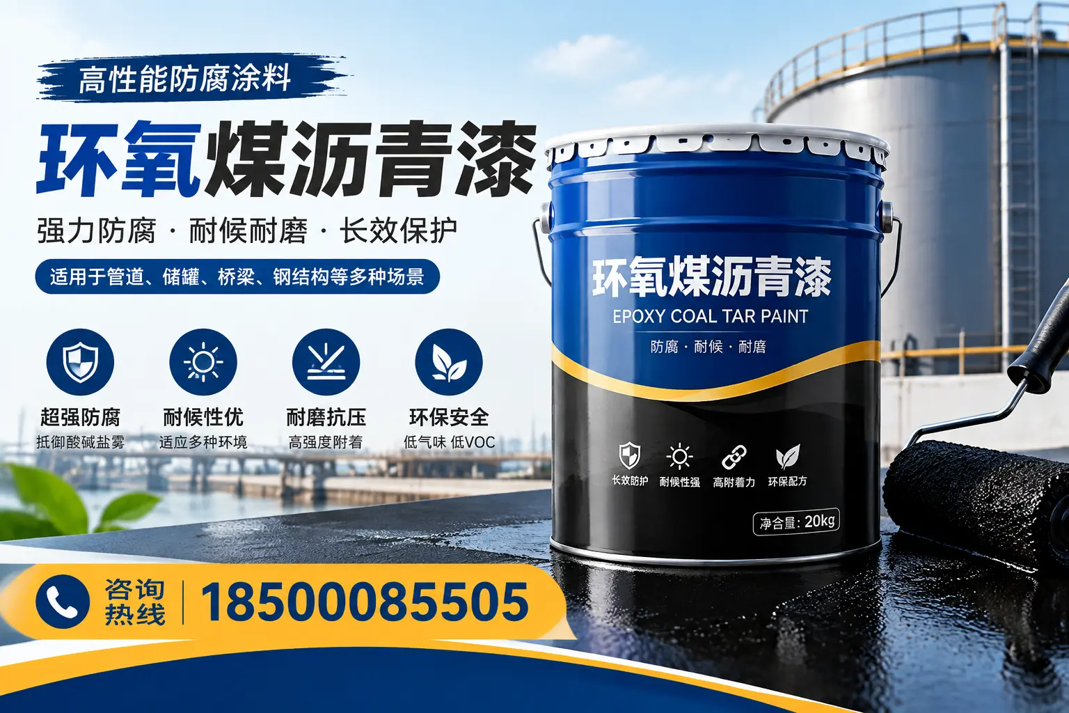 环氧煤沥青漆的施工步骤详解，武汉装修必备知识